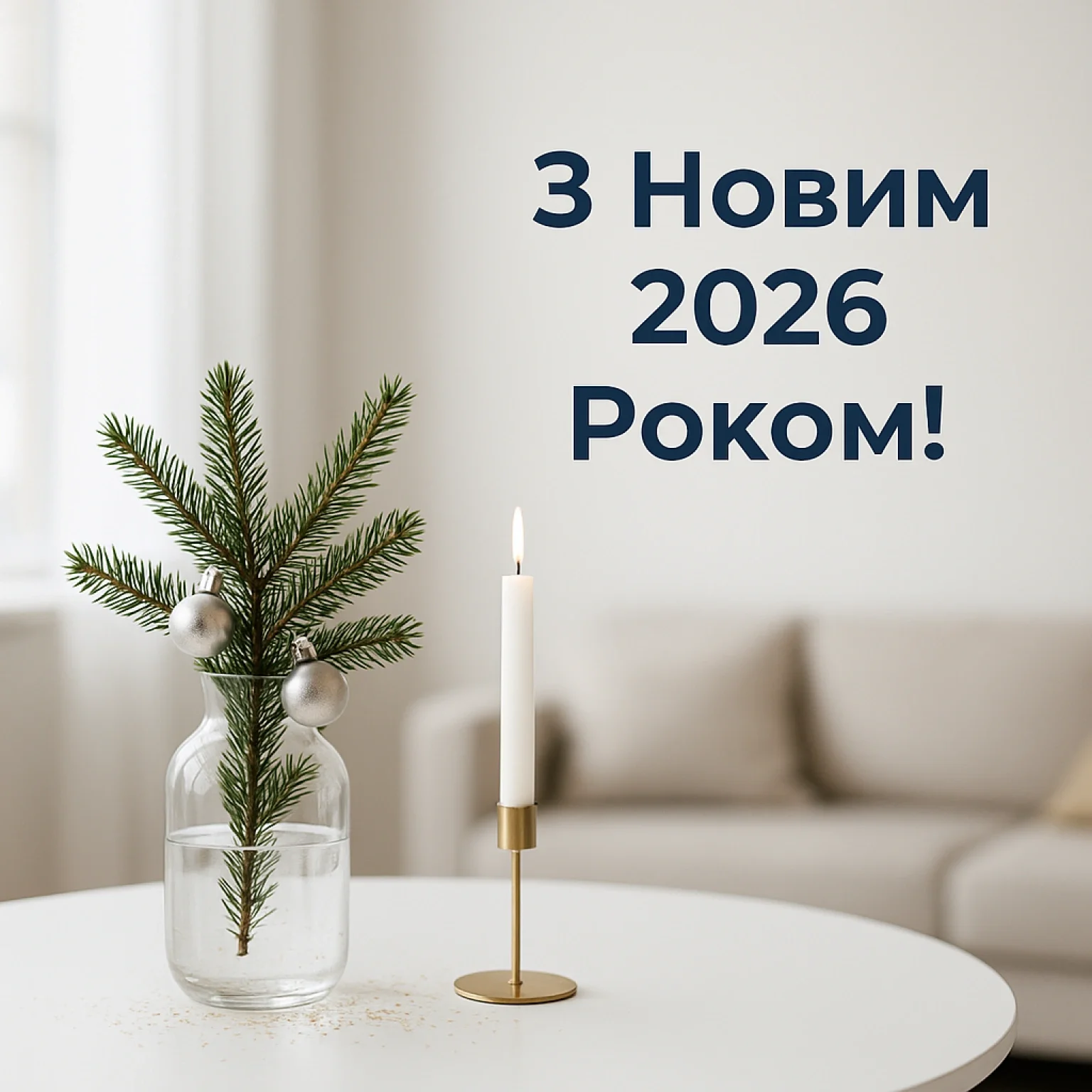 Привітання з новим роком 2026