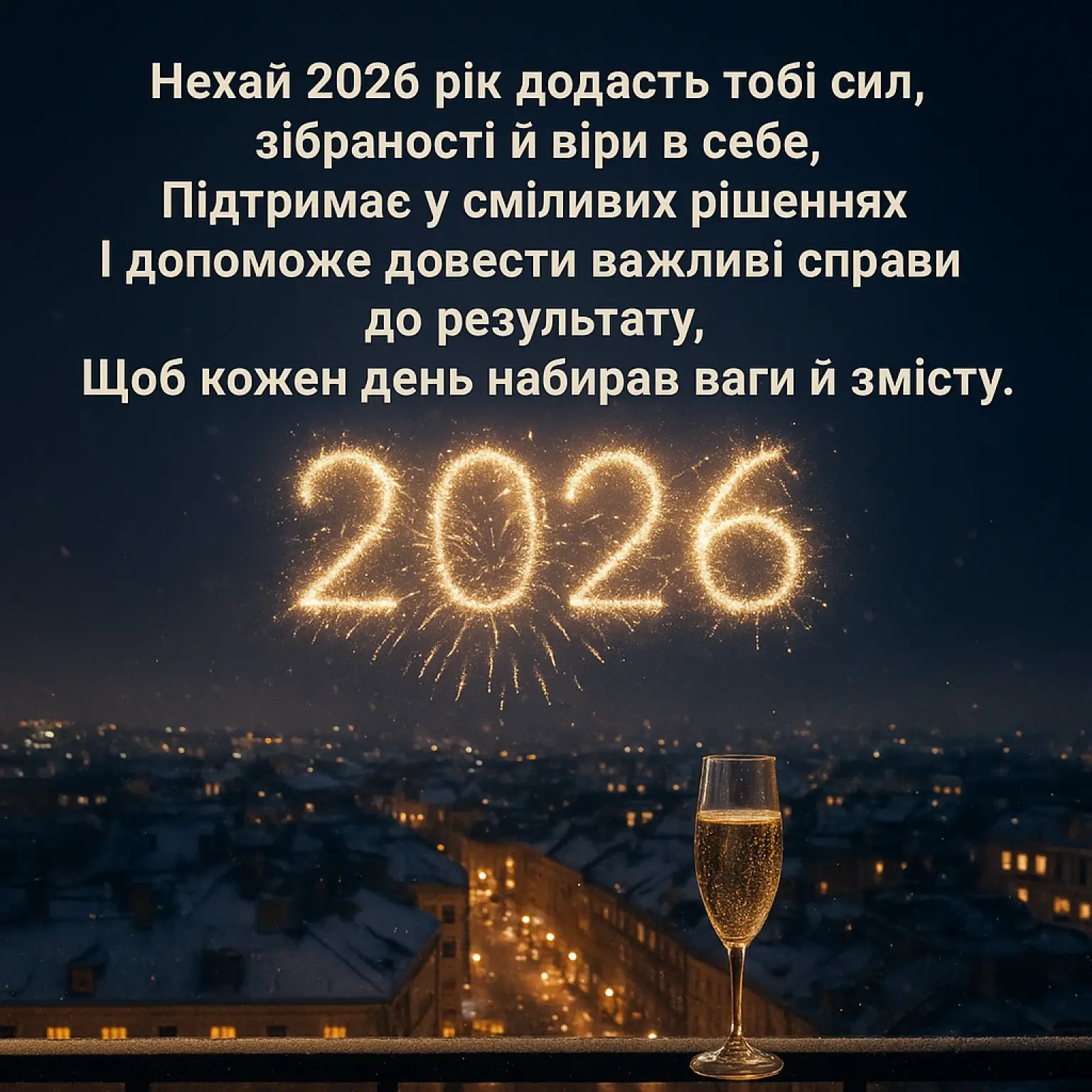 Привітання з новим роком 2026