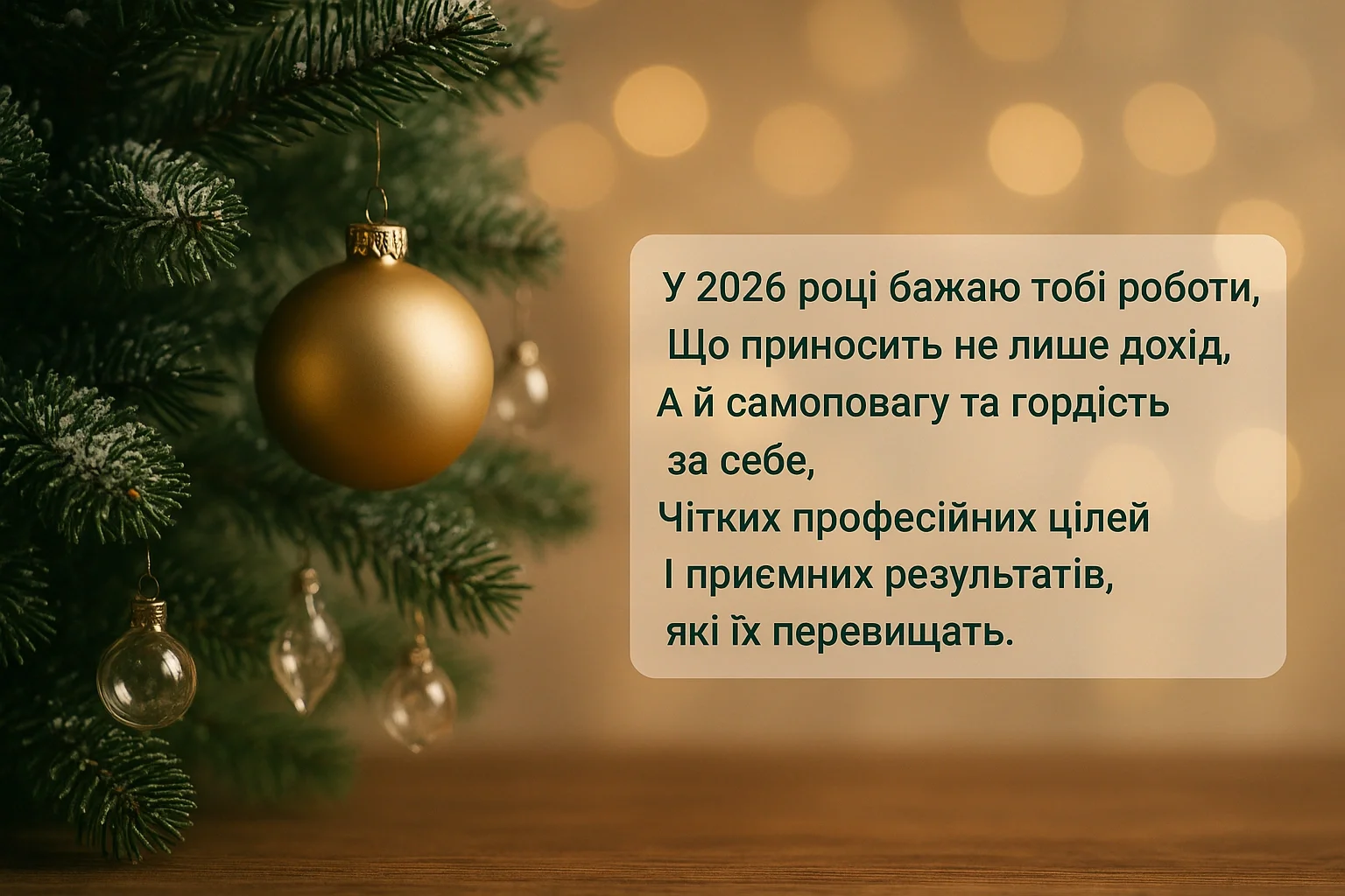 Привітання з новим роком 2026