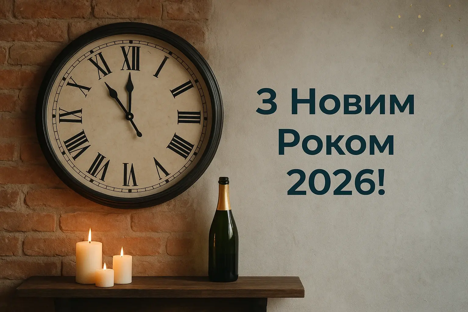 Привітання з новим роком 2026