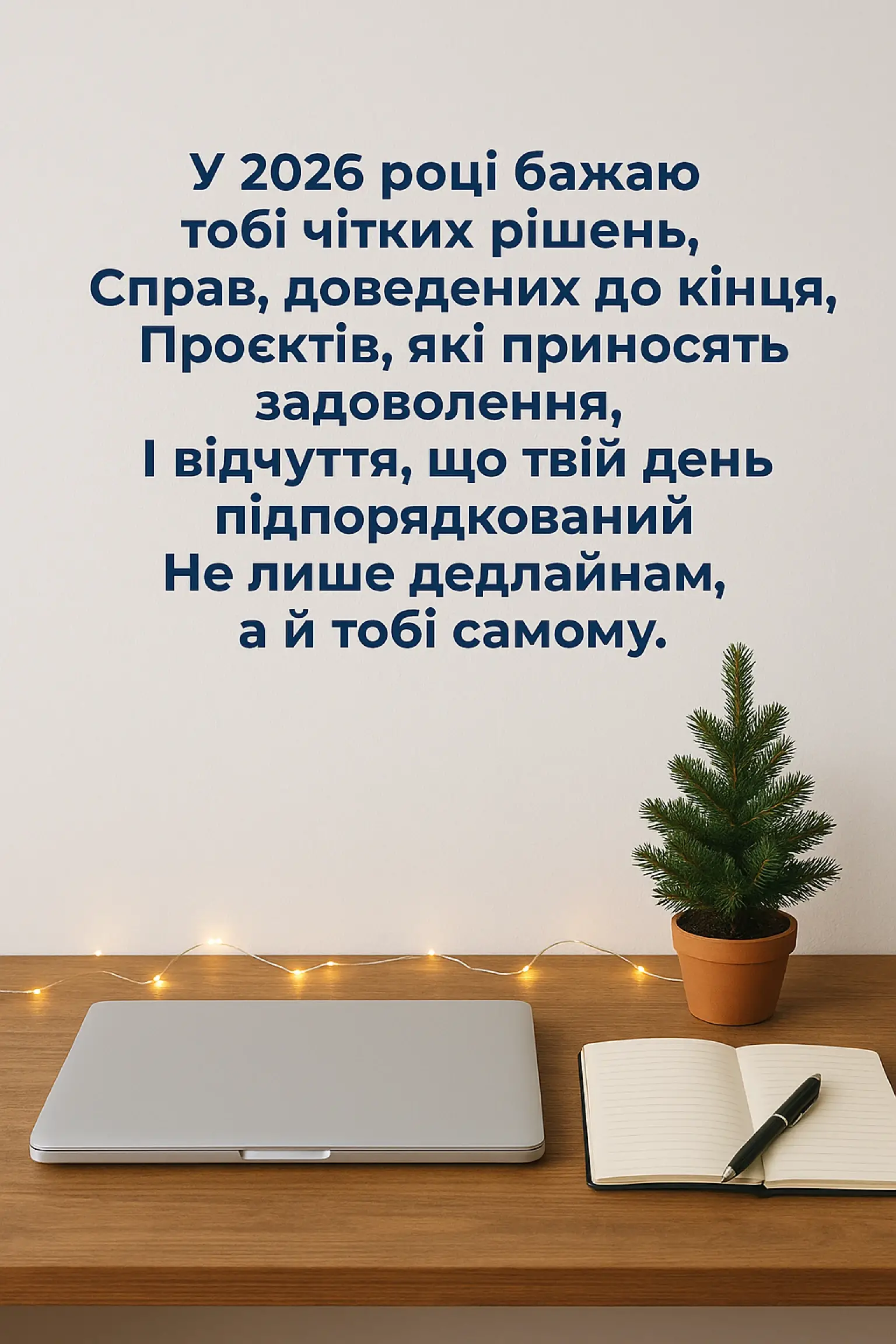 Привітання з новим роком 2026