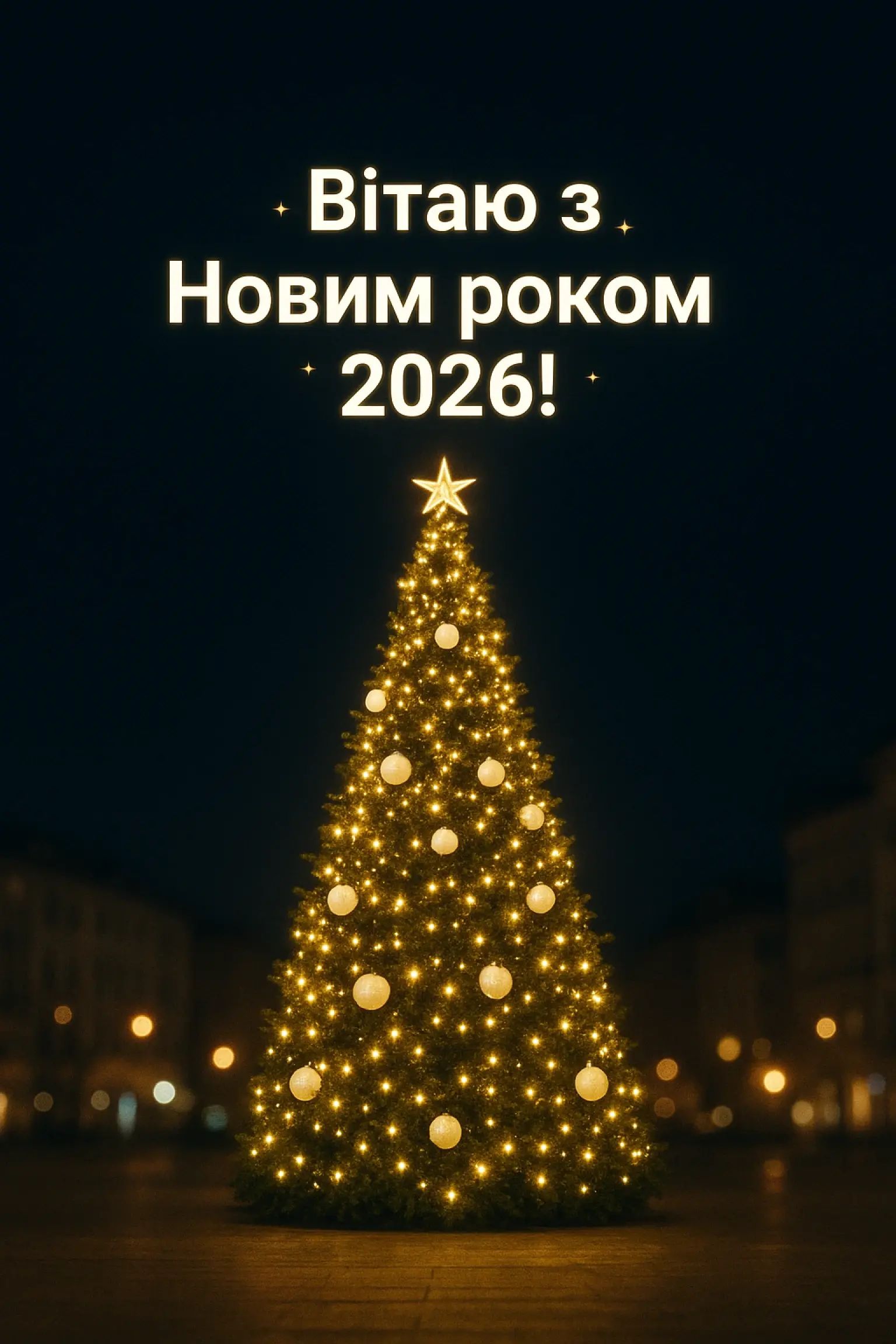 Привітання з новим роком 2026