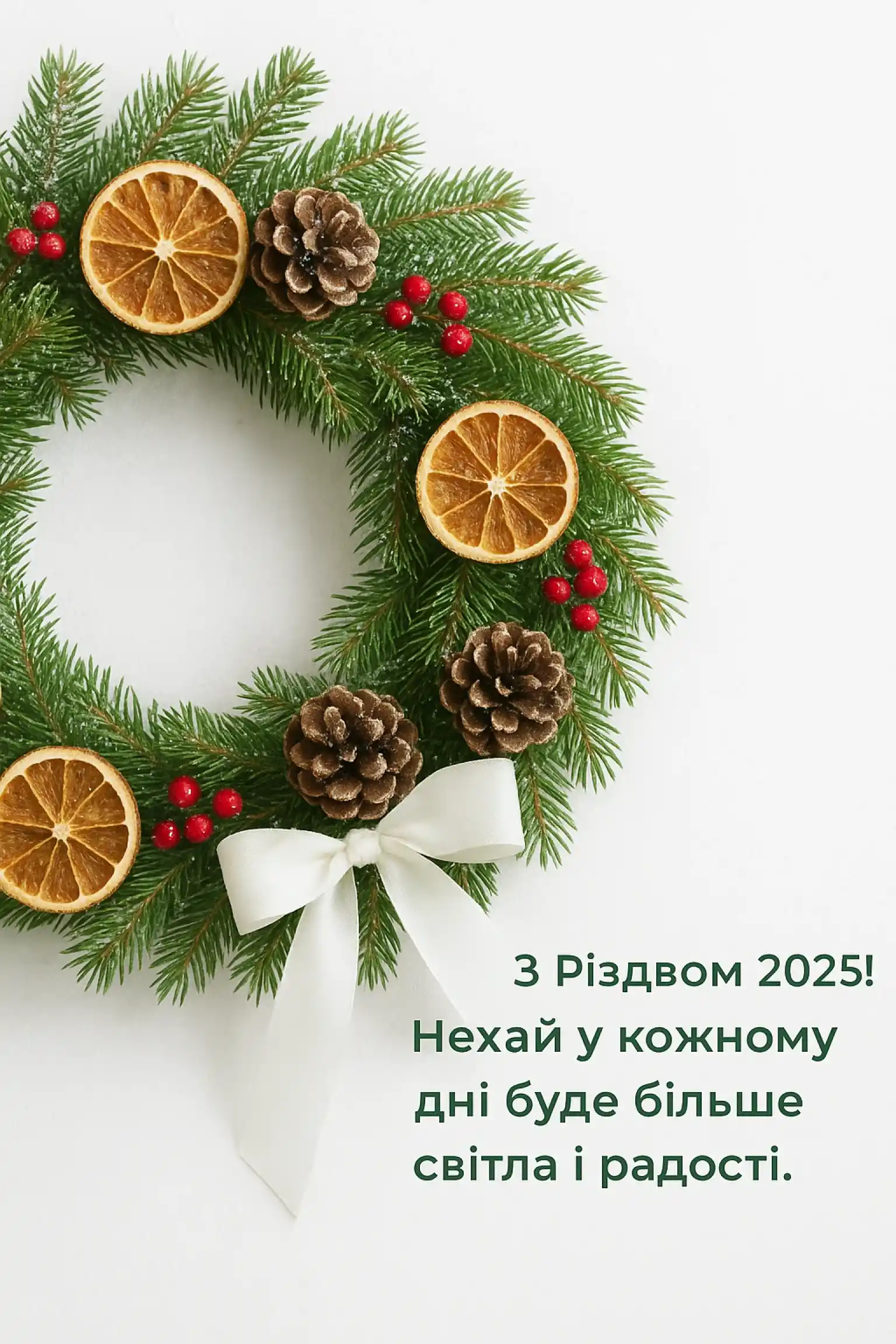 Привітання з Різдвом 2025 українською мовою для всієї родини Привітання з Різдвом 2025 українською мовою для всієї родини