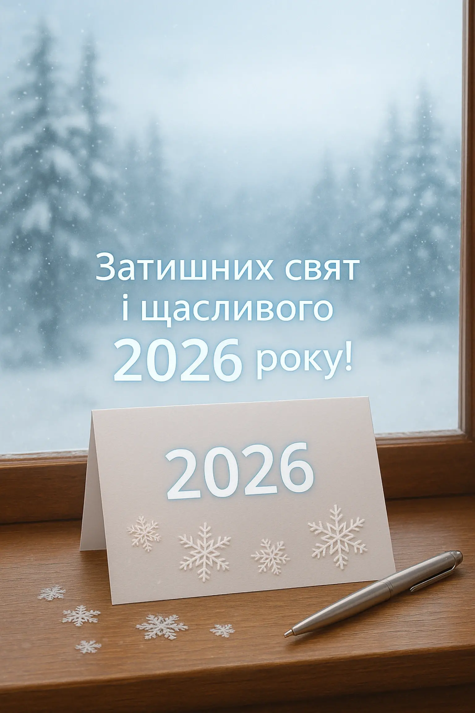 Привітання з прийдешнім новим роком 2026: побажання для найближчих