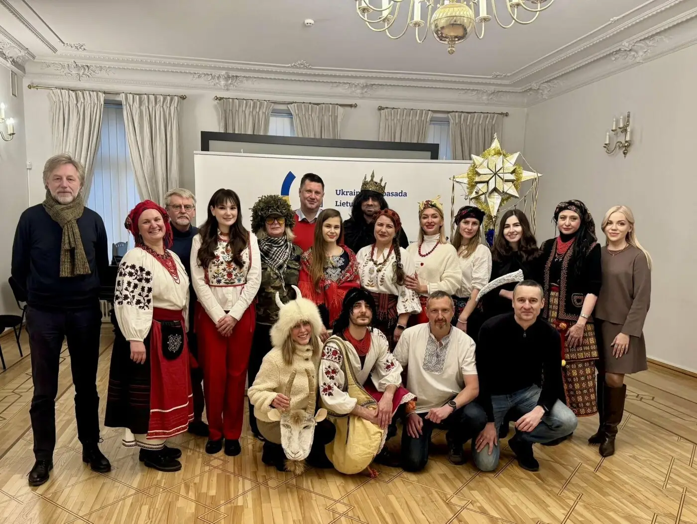 Українська Маланка у Вільнюсі перетворила різдвяне дійство на розмову про війну і відродження