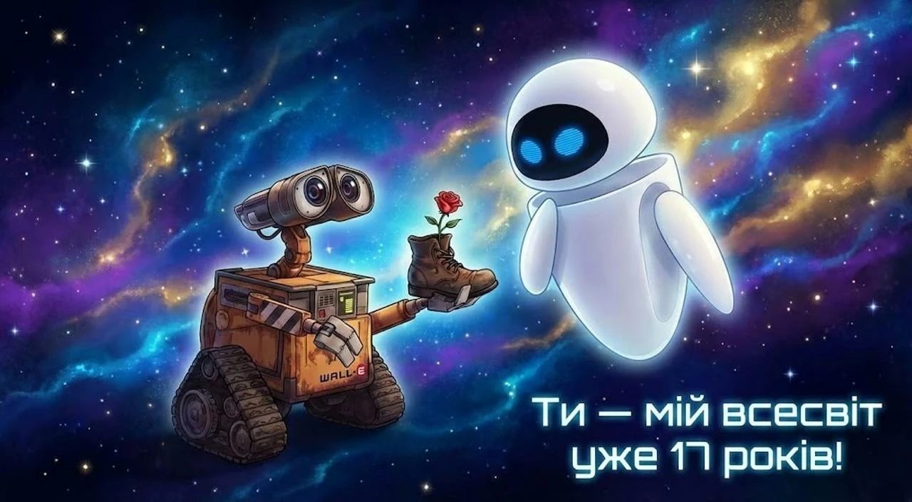 Привітання на 17 років весілля