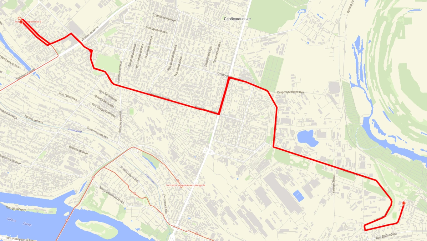 Автобус 15 Дніпро