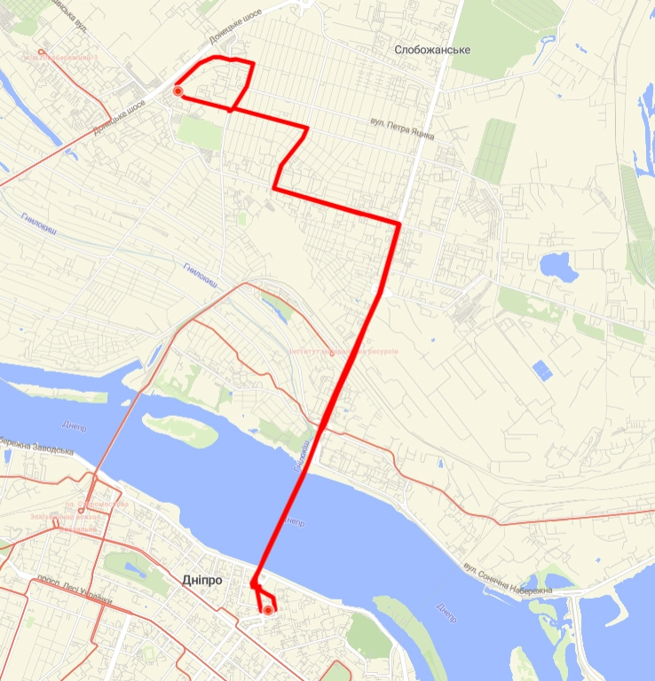 Автобус 48 Дніпро