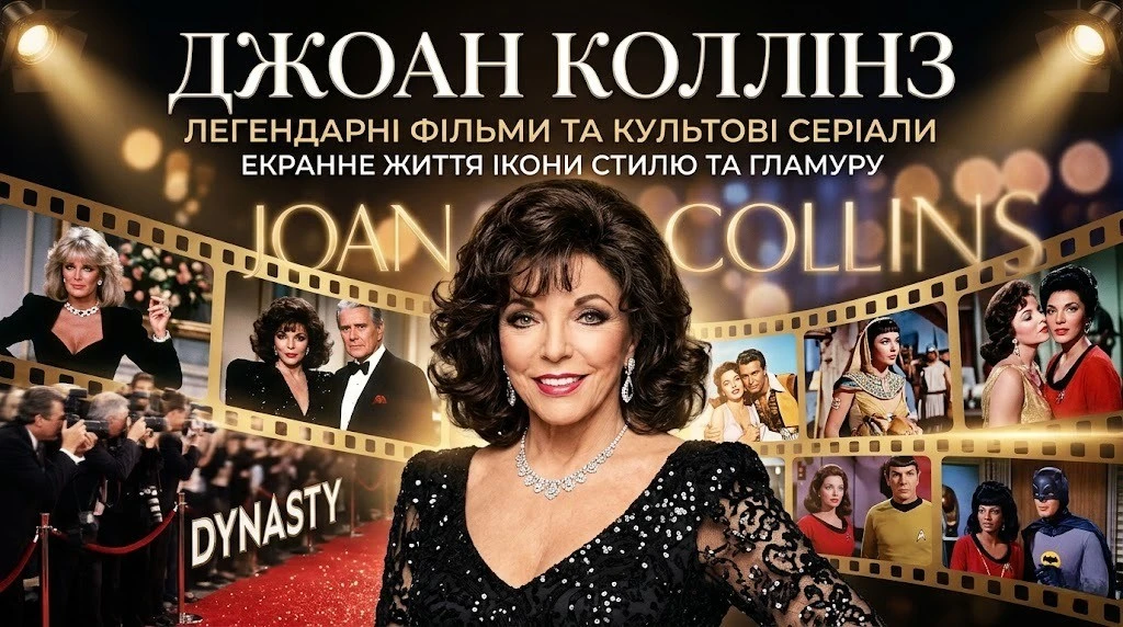 Фільми й серіали Джоан Коллінз: повний список до перегляду