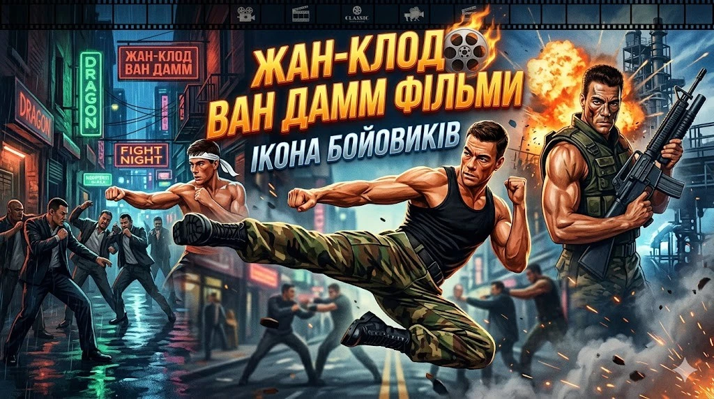 Фільми Жан-Клода Ван Дамма від бойовиків до трилерів