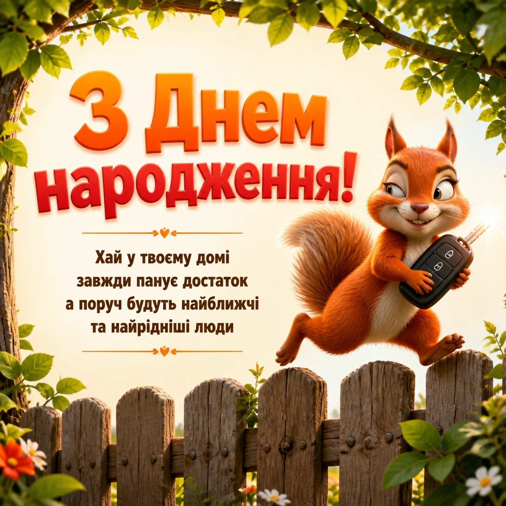 привітання кума з днем народження