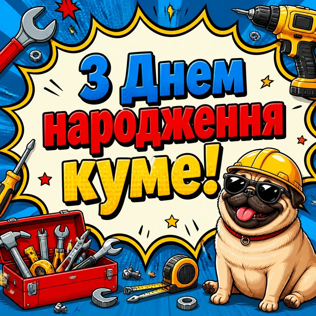 привітання кума з днем народження