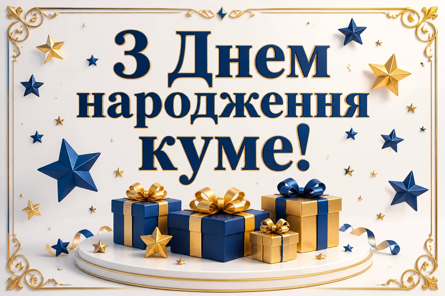 привітання кума з днем народження