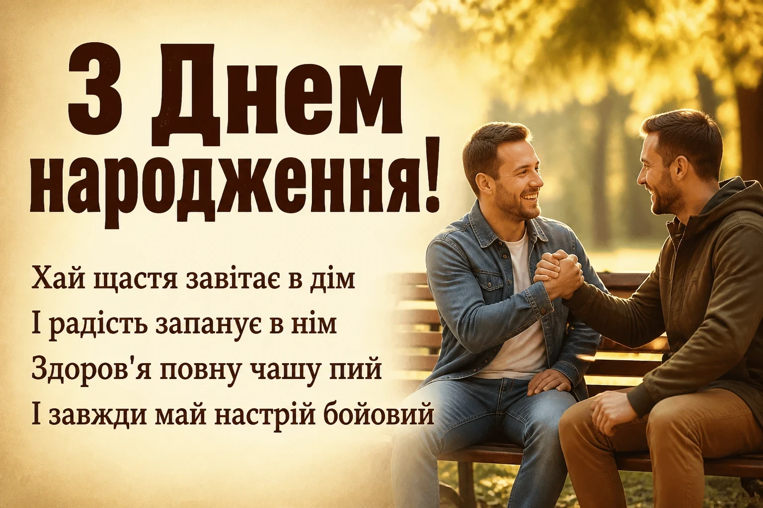 привітання кума з днем народження