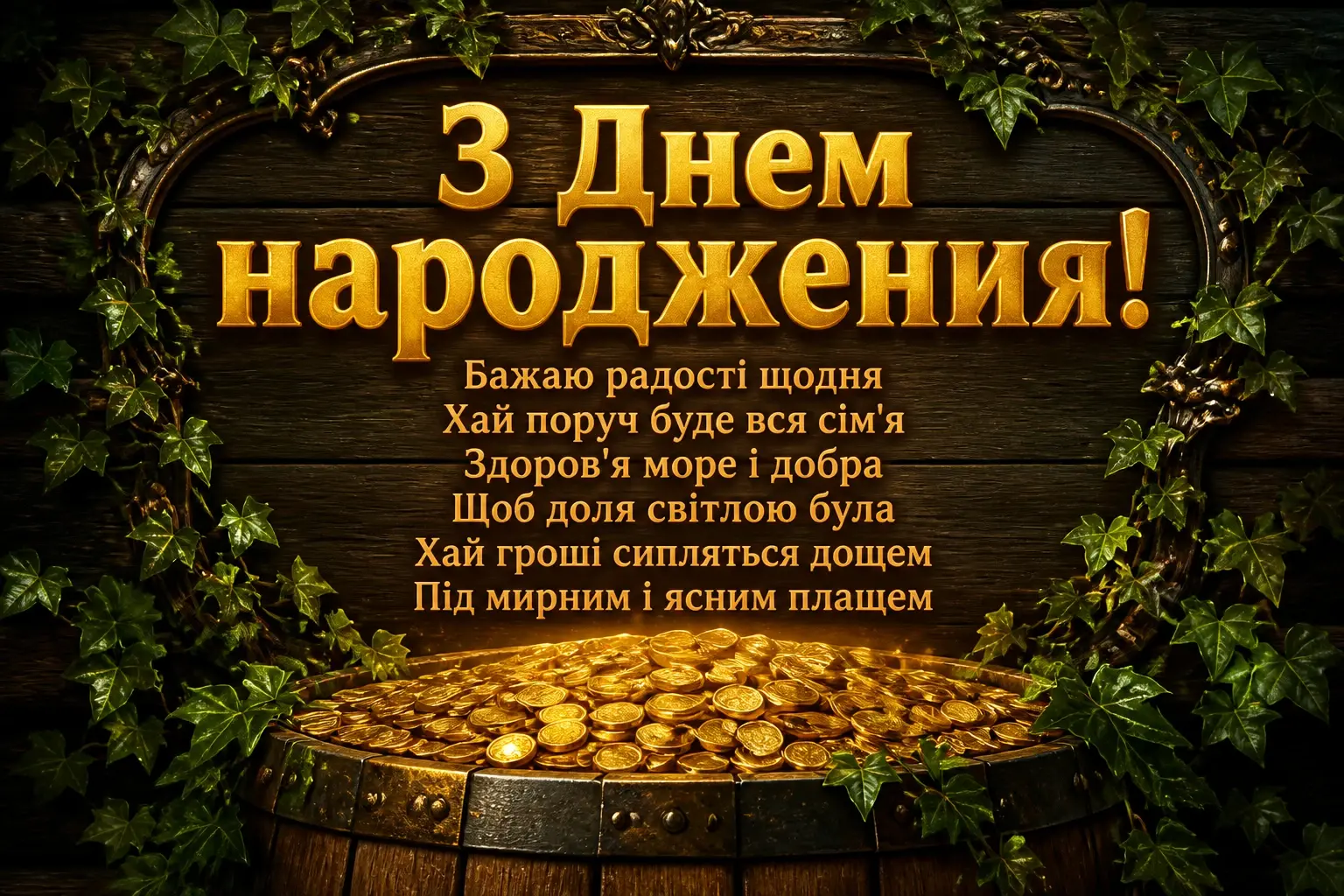 привітання кума з днем народження