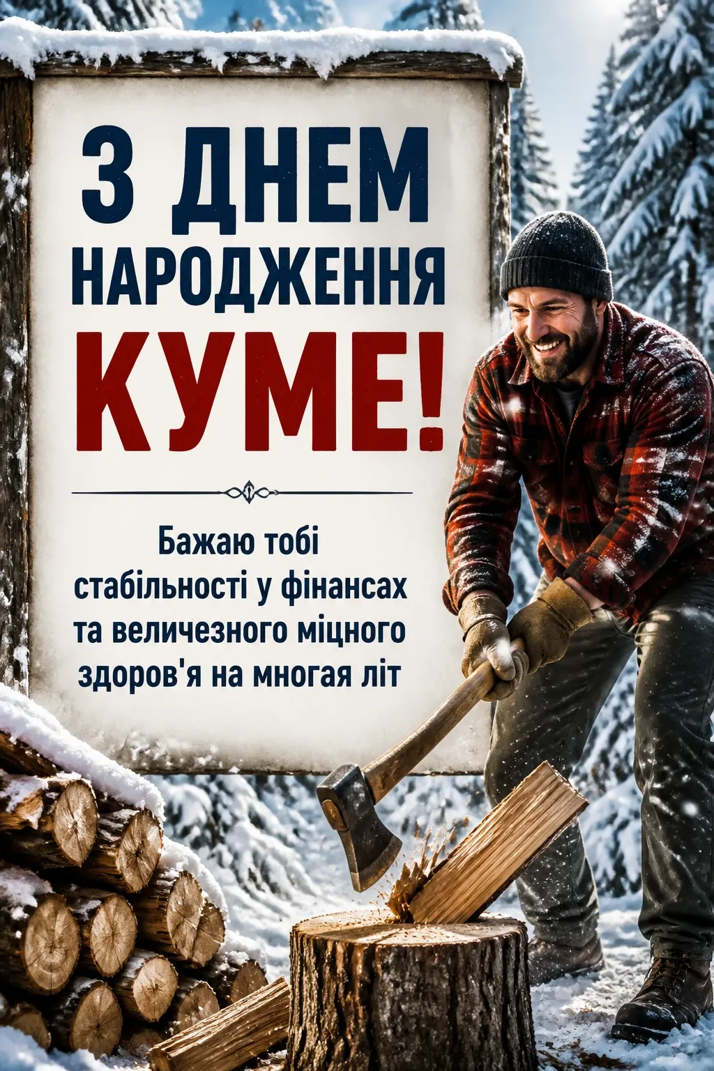 привітання кума з днем народження