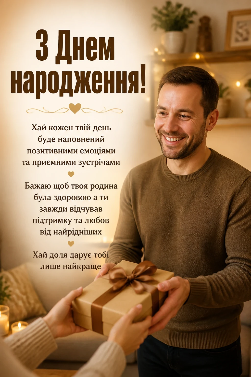 привітання кума з днем народження