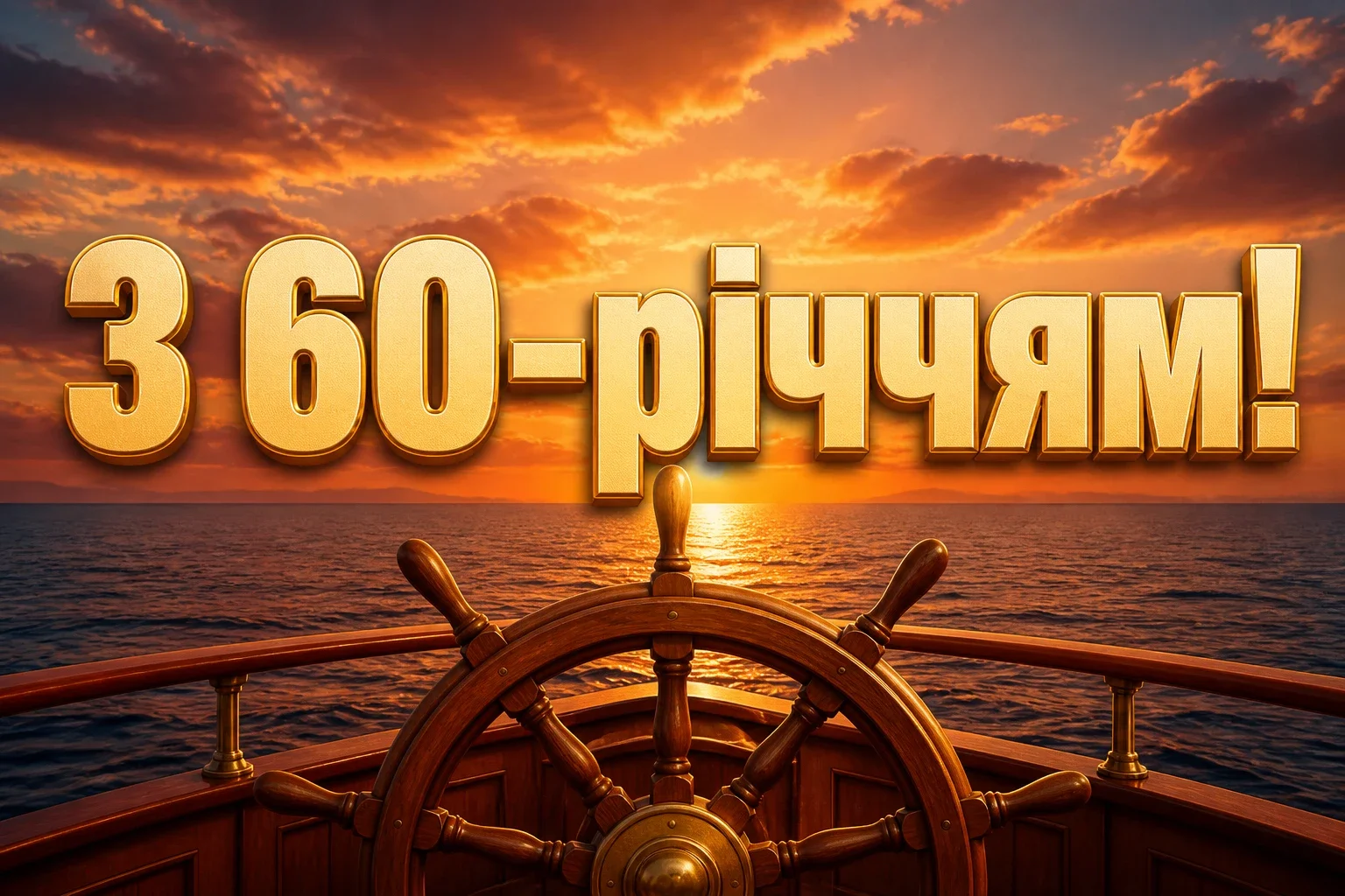 привітання з 60-річчям чоловікові
