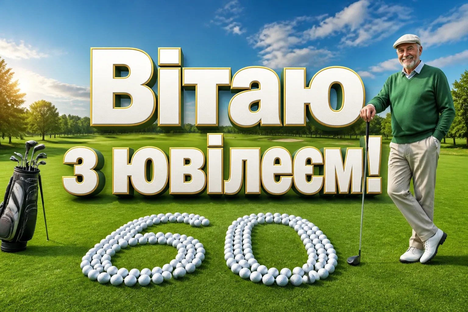 привітання з 60-річчям чоловікові