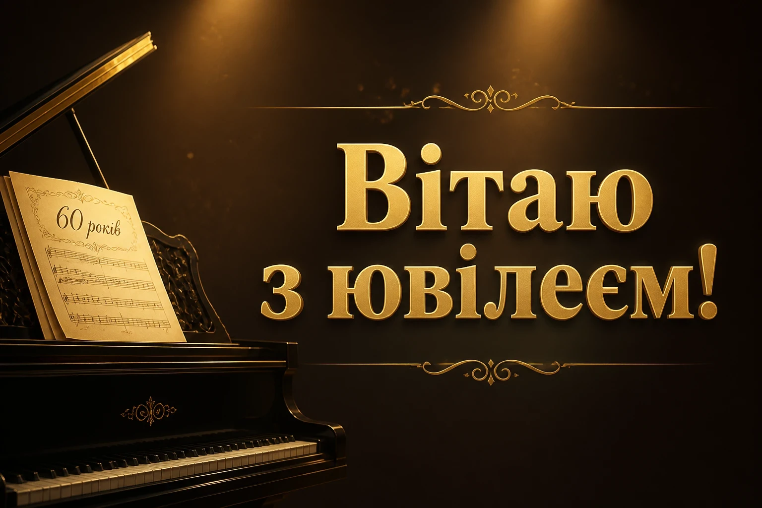 привітання з 60-річчям чоловікові