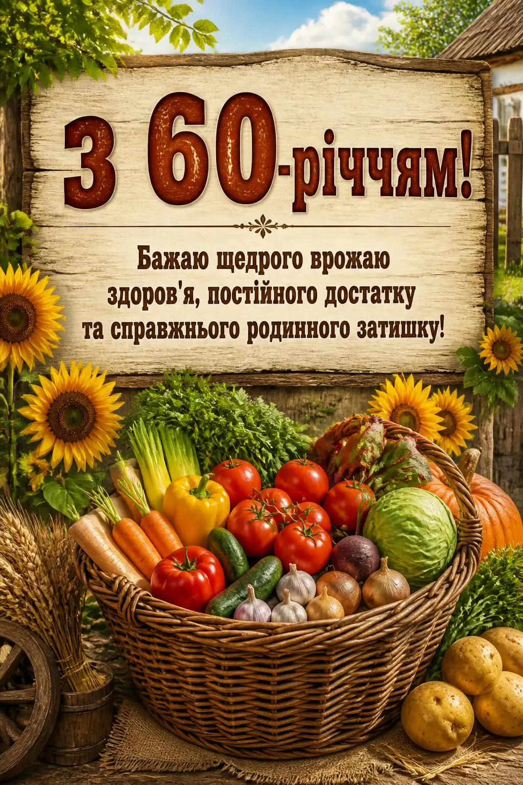 привітання з 60-річчям чоловікові