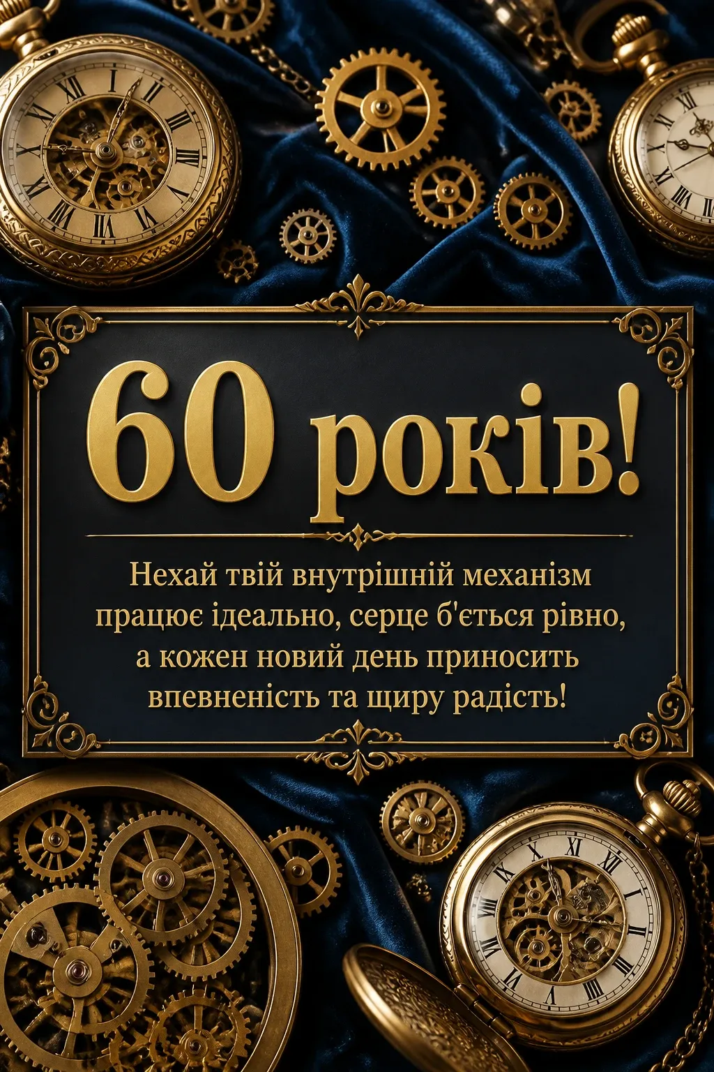 привітання з 60-річчям чоловікові
