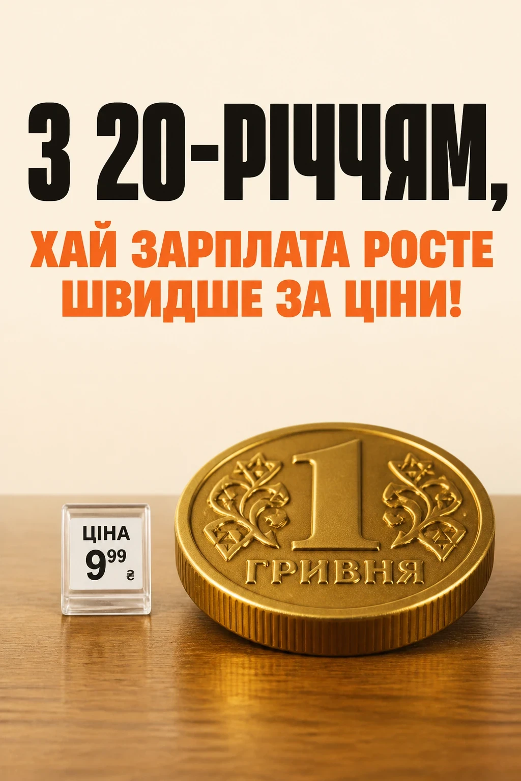 привітання з 20-річчям хлопцеві
