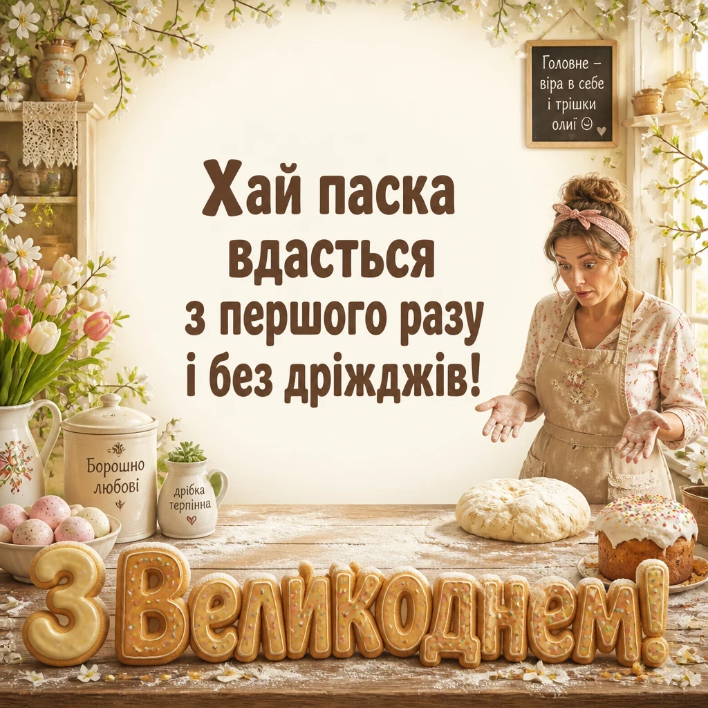 привітання з великоднем своїми словами