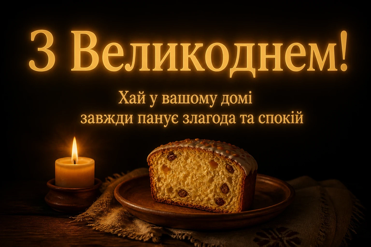 привітання з великоднем своїми словами