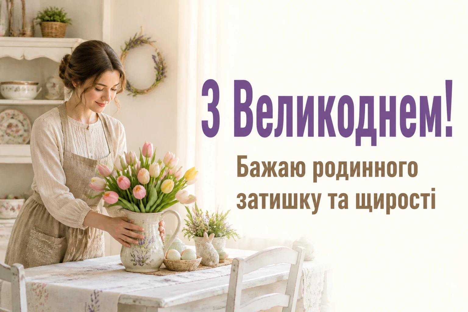 привітання з великоднем своїми словами