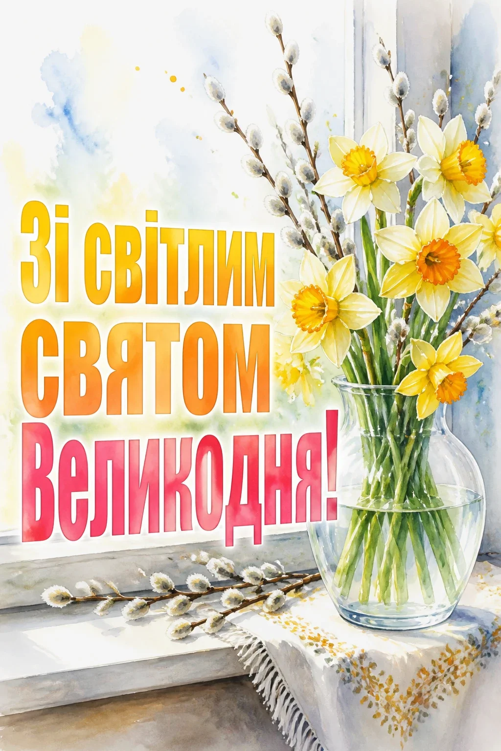привітання з великоднем своїми словами