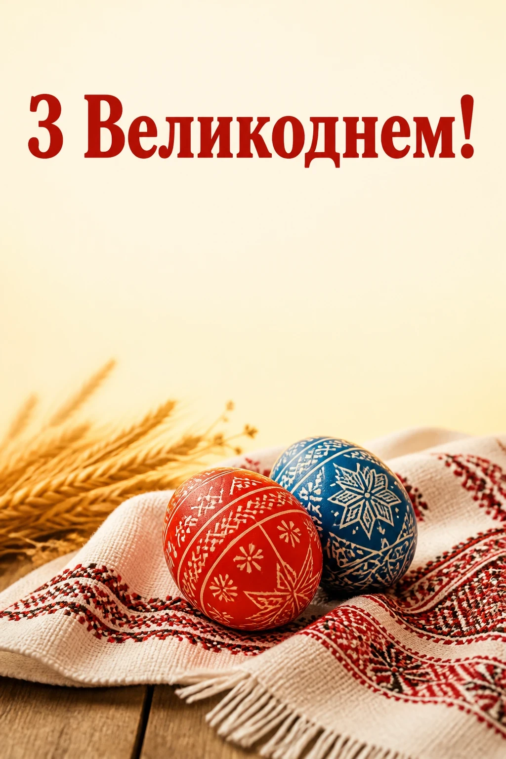 привітання з великоднем своїми словами