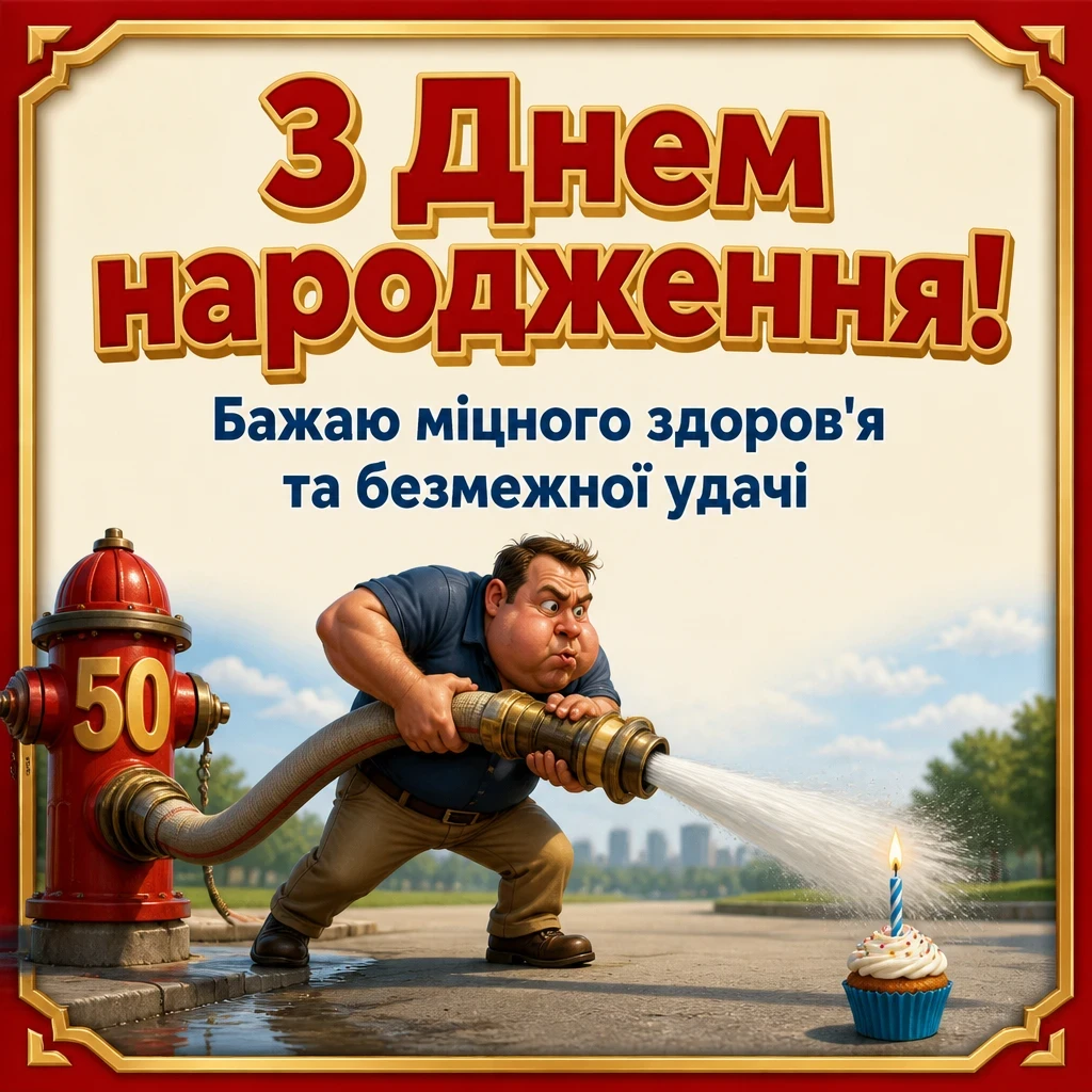 привітання з 50-річчям мужчині своїми словами