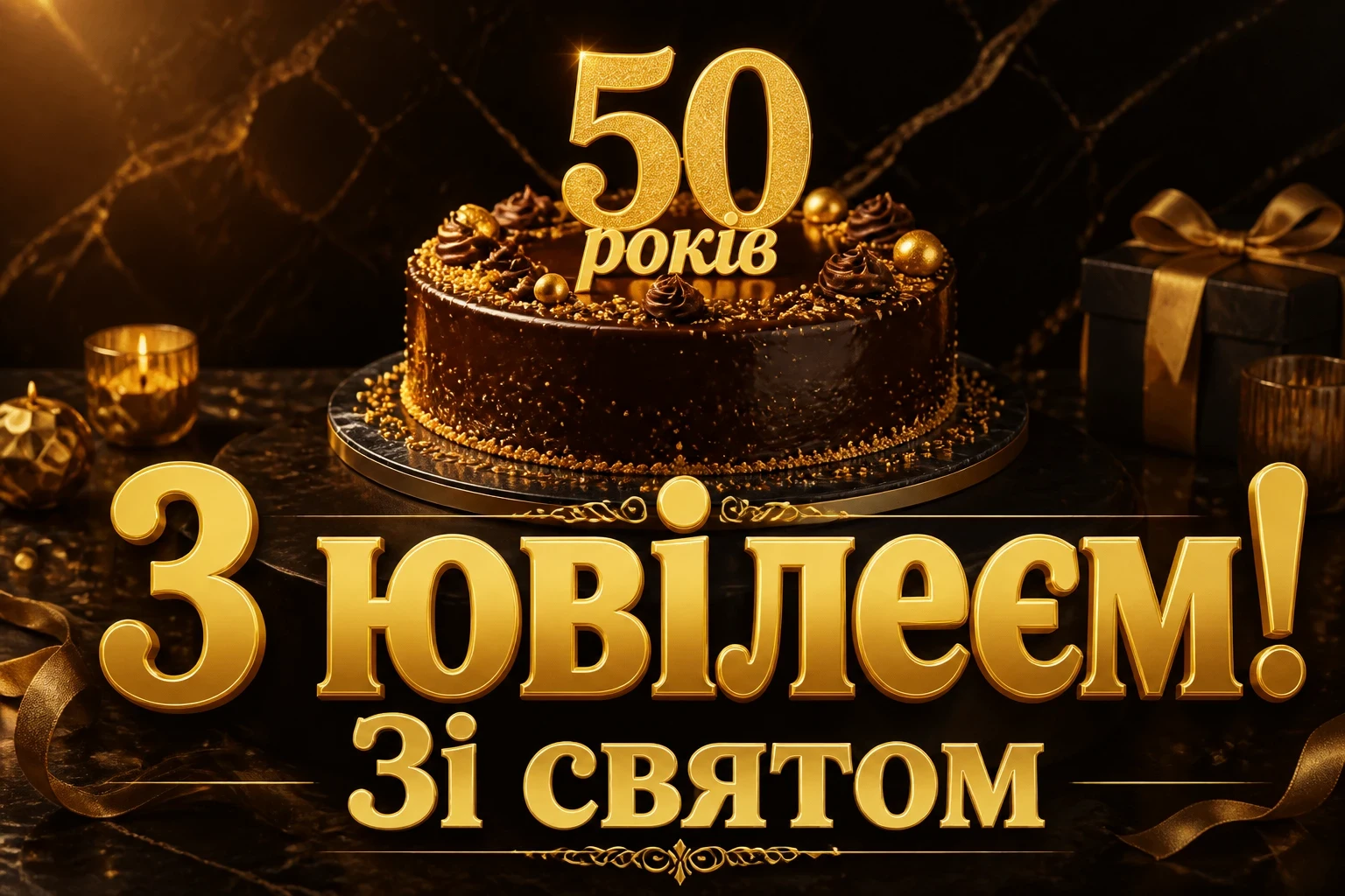 привітання з 50-річчям мужчині своїми словами