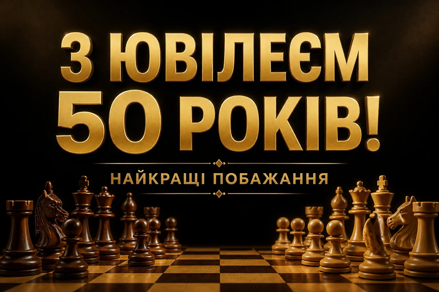привітання з 50-річчям мужчині своїми словами