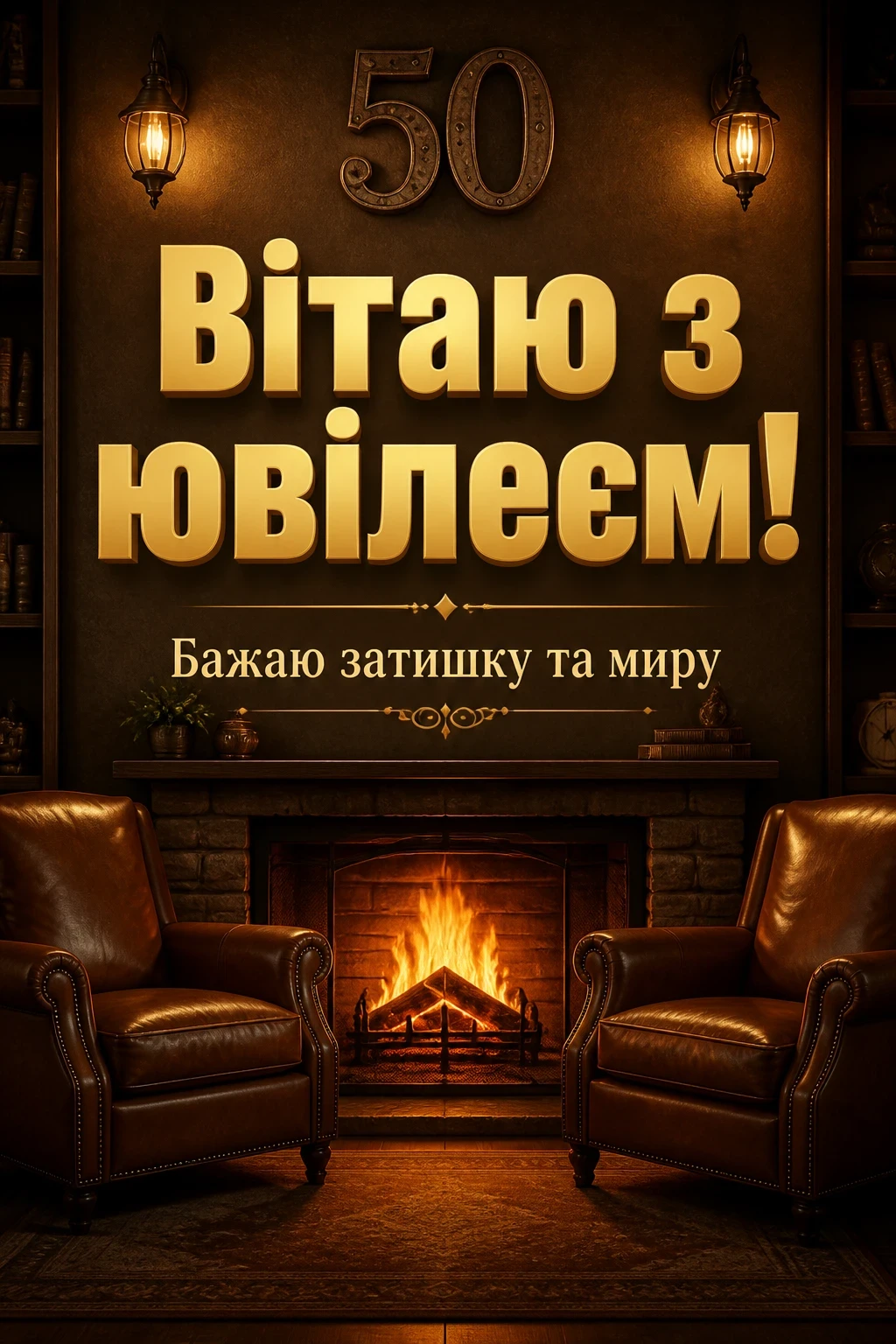 привітання з 50-річчям мужчині своїми словами