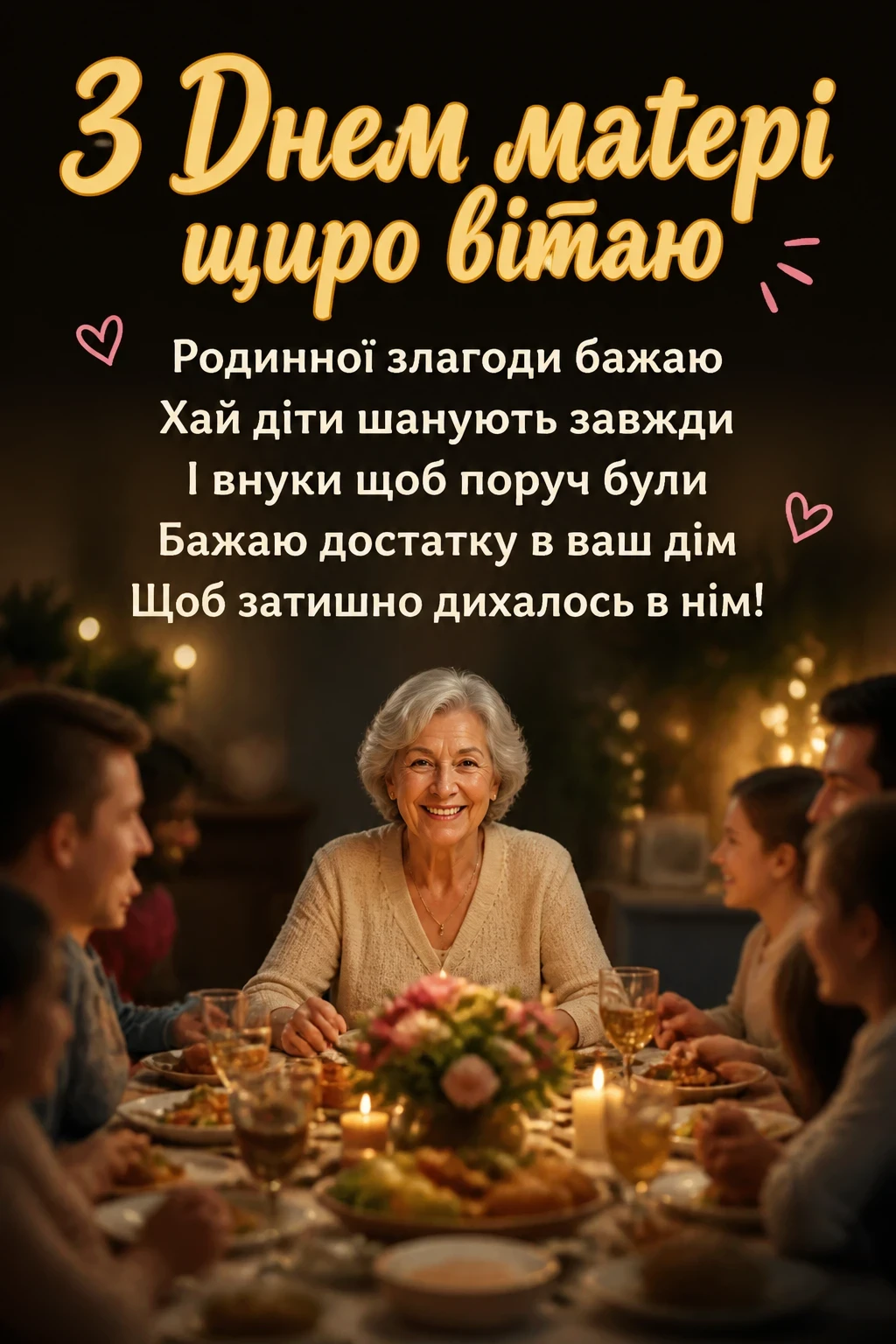 привітання з днем матері свекрусі