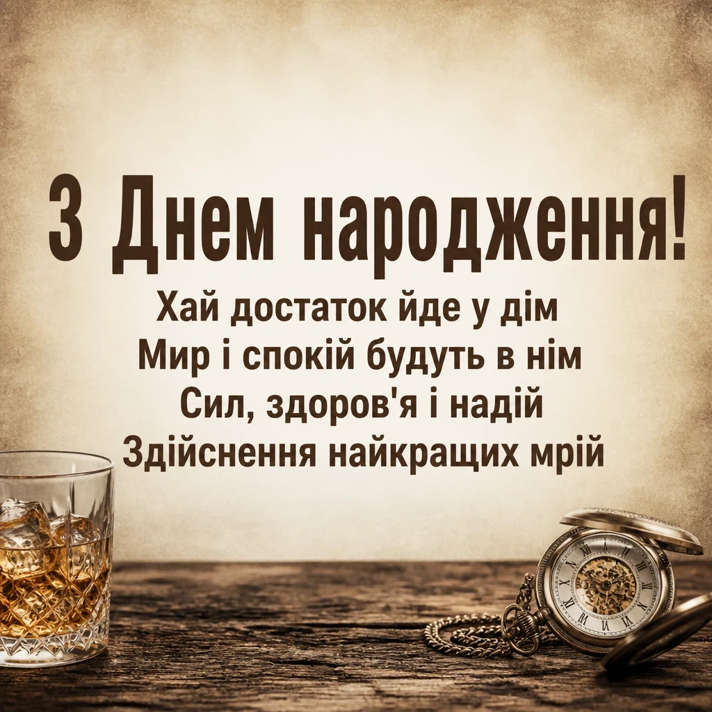 привітання хрещеного з днем народження
