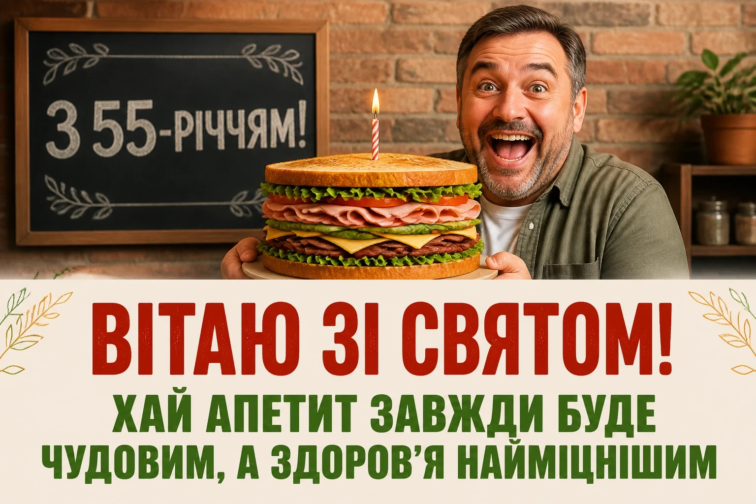 привітання хрещеного з днем народження