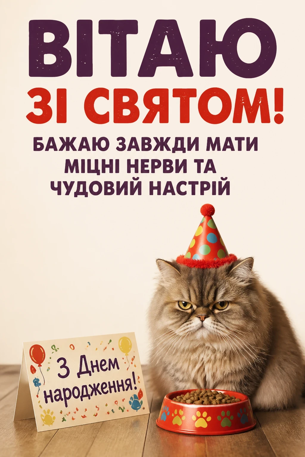 привітання хрещеного з днем народження