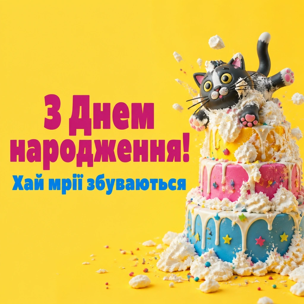 привітання з днем народження молодій дівчині
