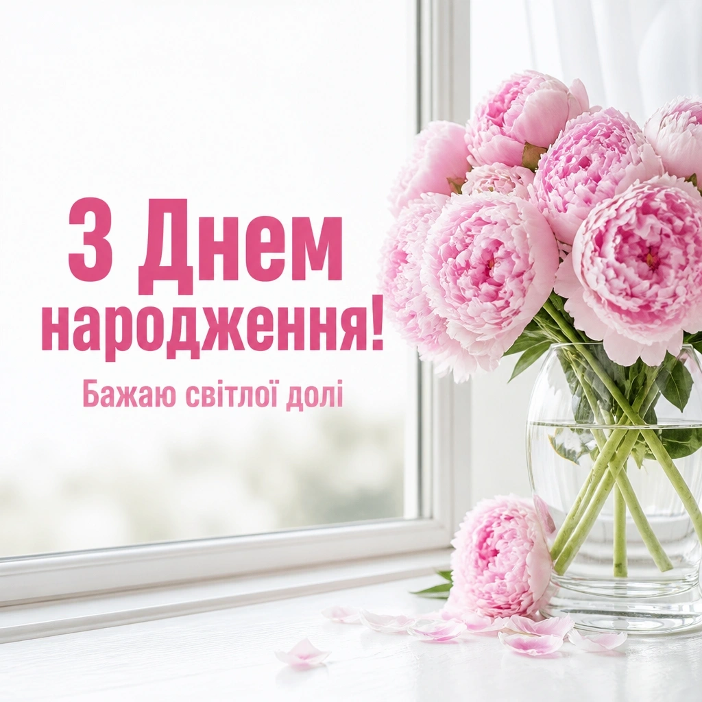 привітання з днем народження молодій дівчині
