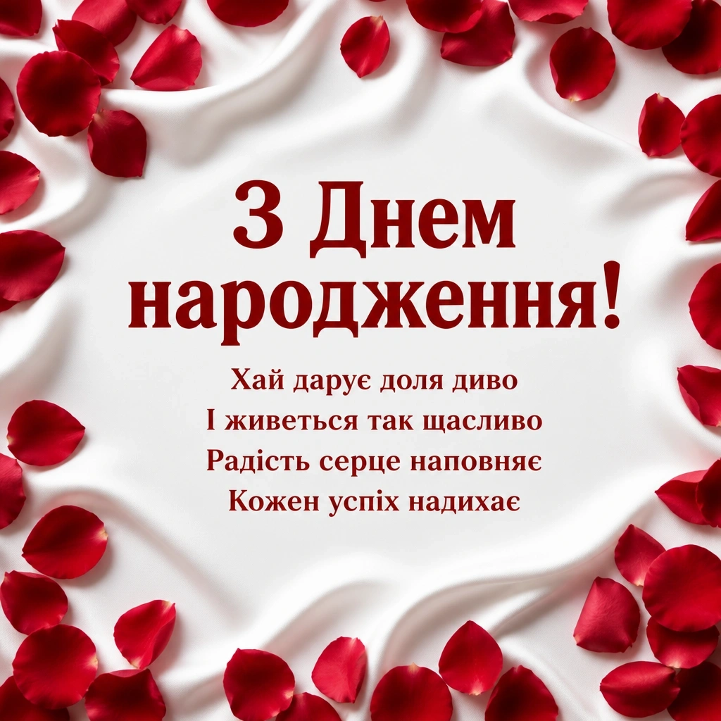 привітання з днем народження молодій дівчині