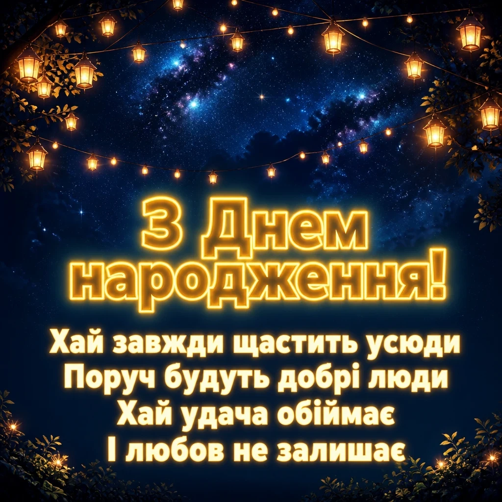 привітання з днем народження молодій дівчині