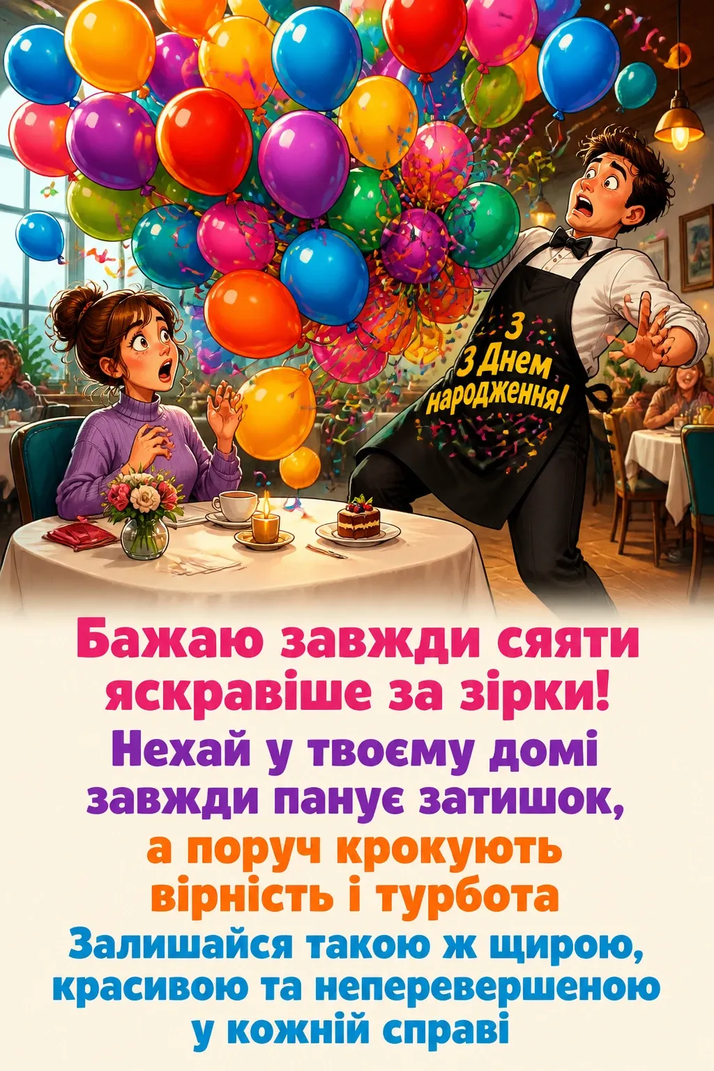 привітання з днем народження молодій дівчині