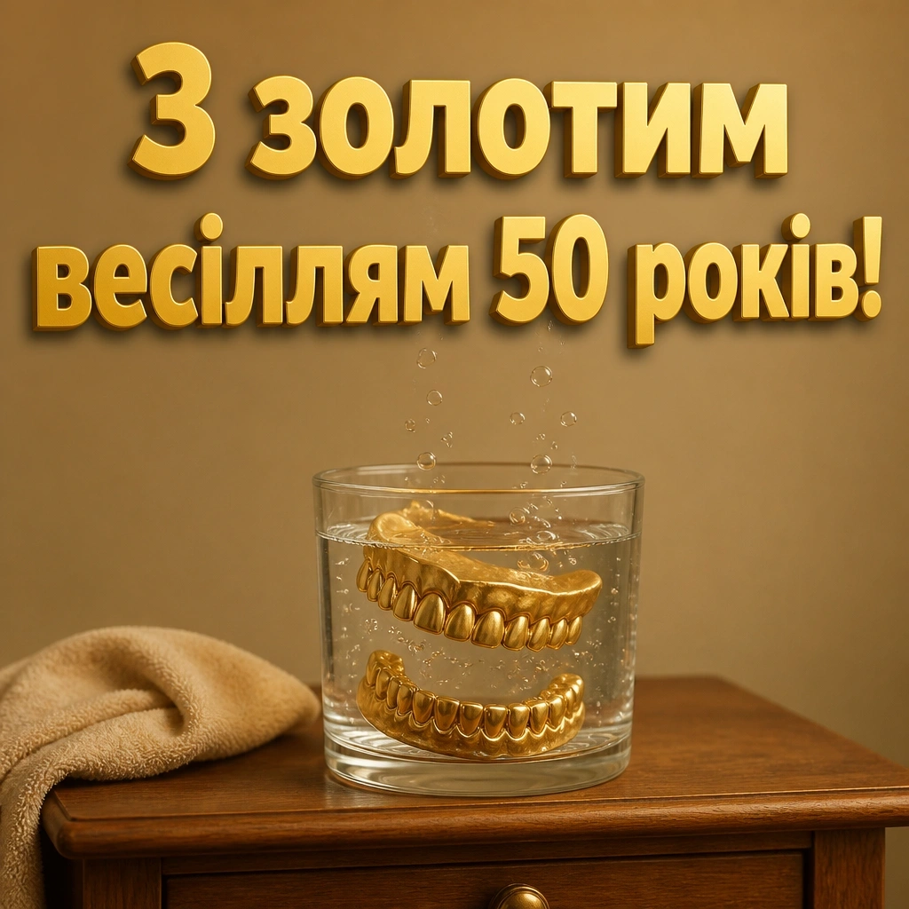 прикольні привітання з золотим весіллям