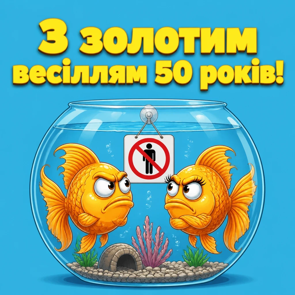 прикольні привітання з золотим весіллям
