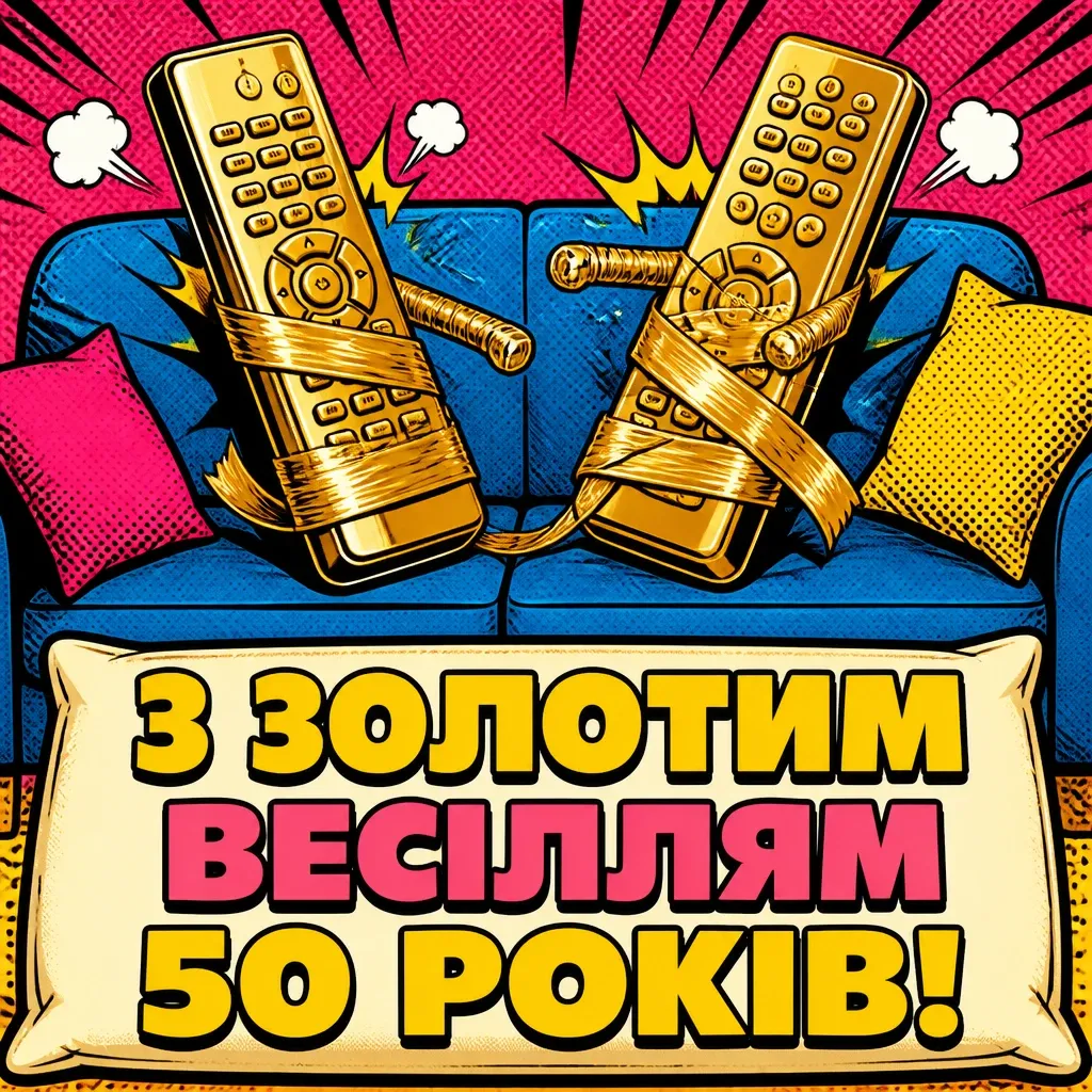 прикольні привітання з золотим весіллям