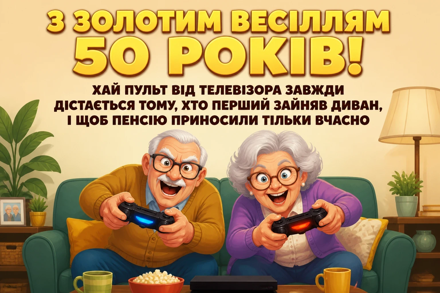 прикольні привітання з золотим весіллям