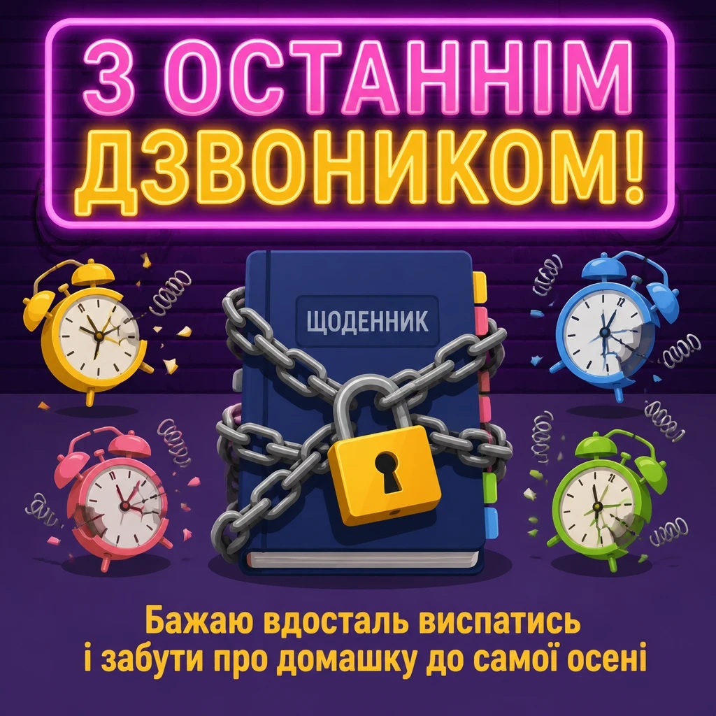 прикольні привітання з останнім дзвоником
